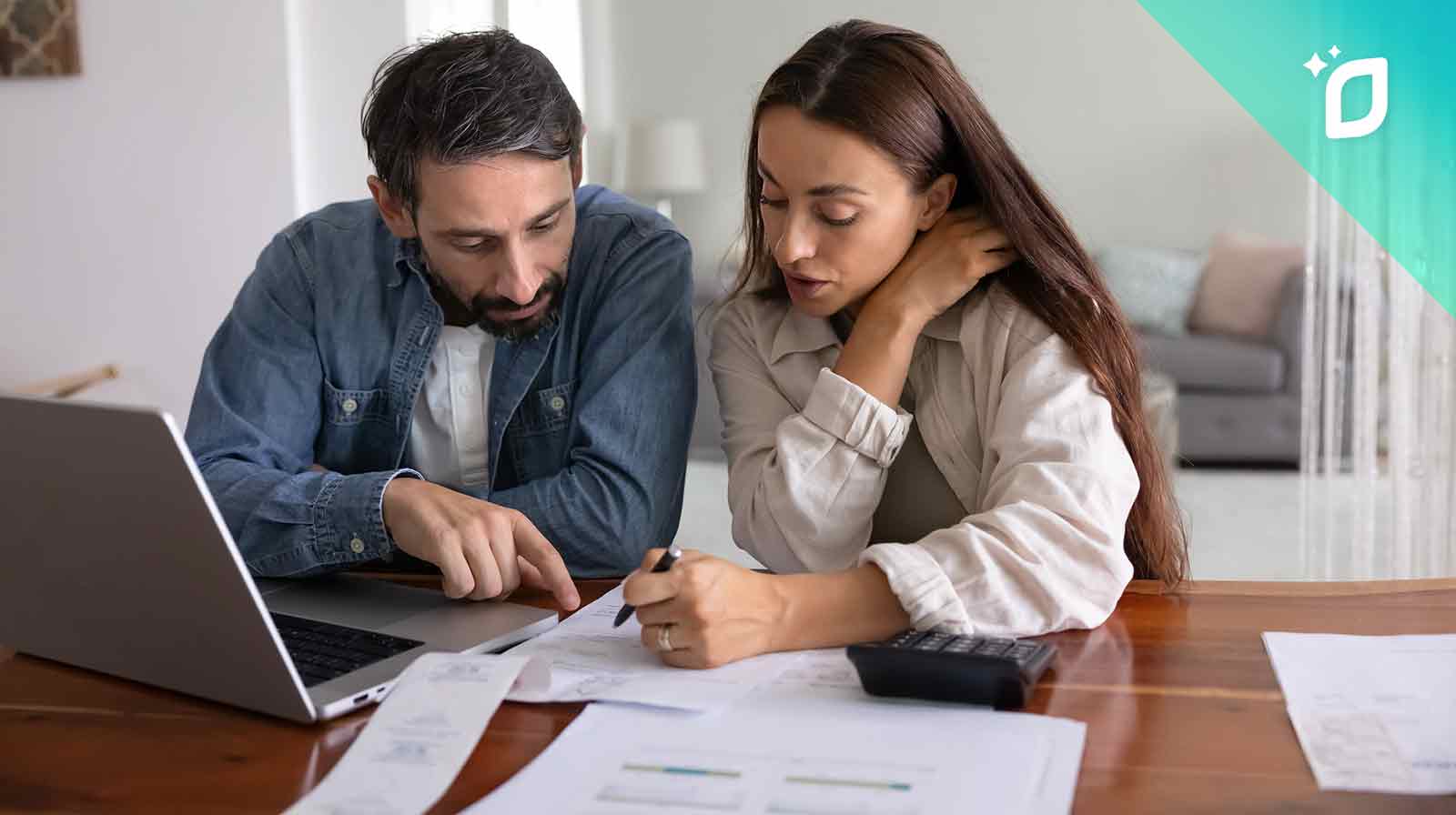 House poor couple budgeting